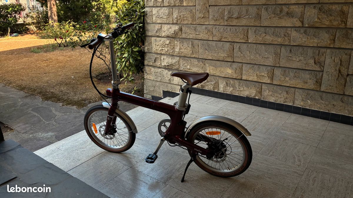 Vélo Électrique Pliant Heybike Helio - COMME NEUF (~10 km) + AirTag (image 5)