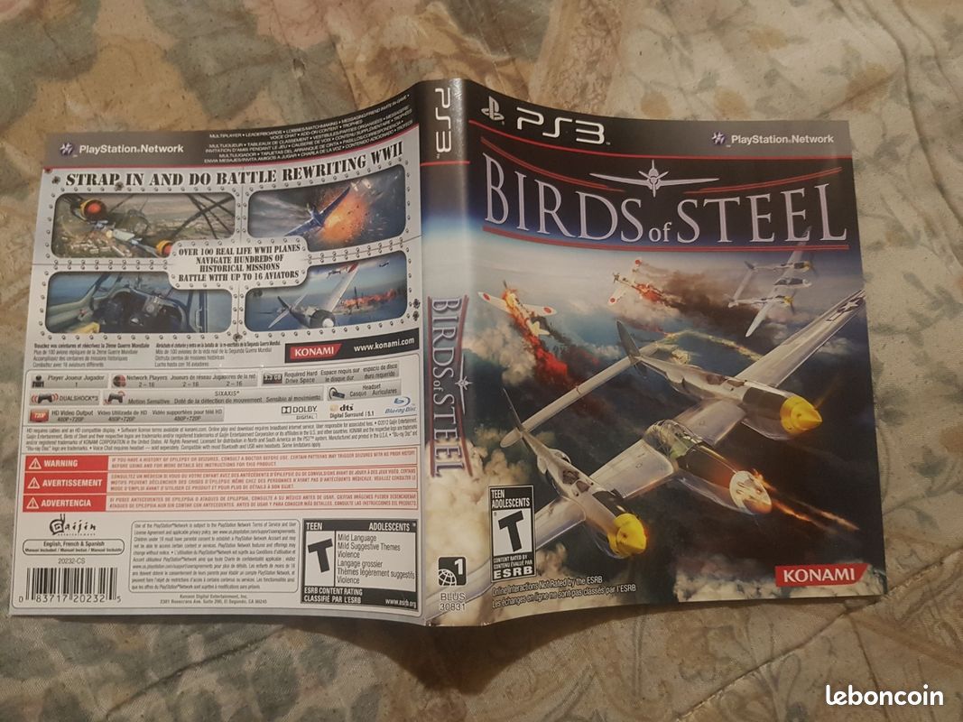 Birds of steel ps3 - Jeux vidéo