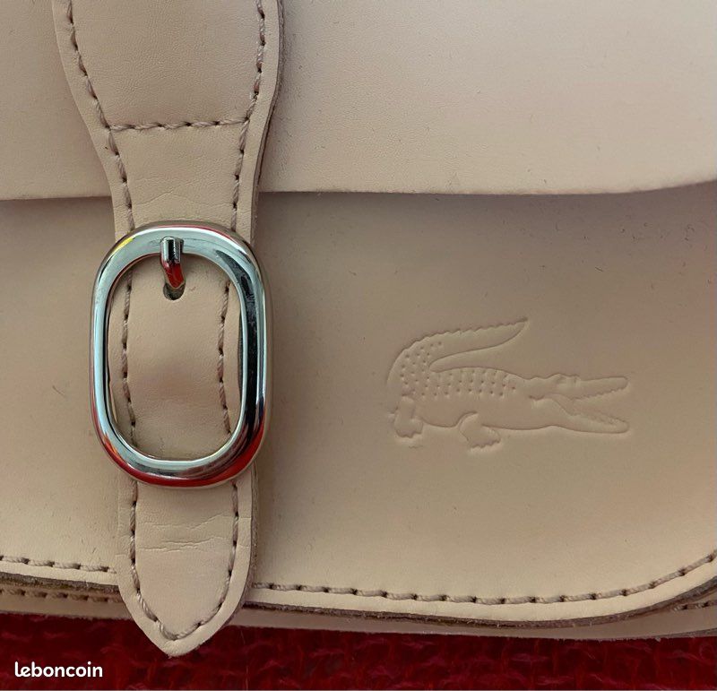 Sac gibecière cuir Lacoste (image 5)