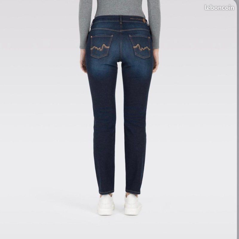 Jeans Pepe Jeans London - Bas Homme Coupe Ajustée Coton Élasthanne - Style Décontracté Fabriqué Avec Matériaux Recyclés