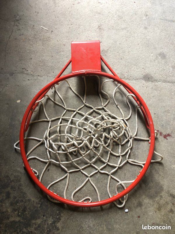 Panier de basket avec filet – bon état Sport Plein air