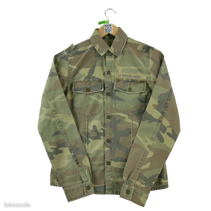 Veste chemise en tricot gaufré
