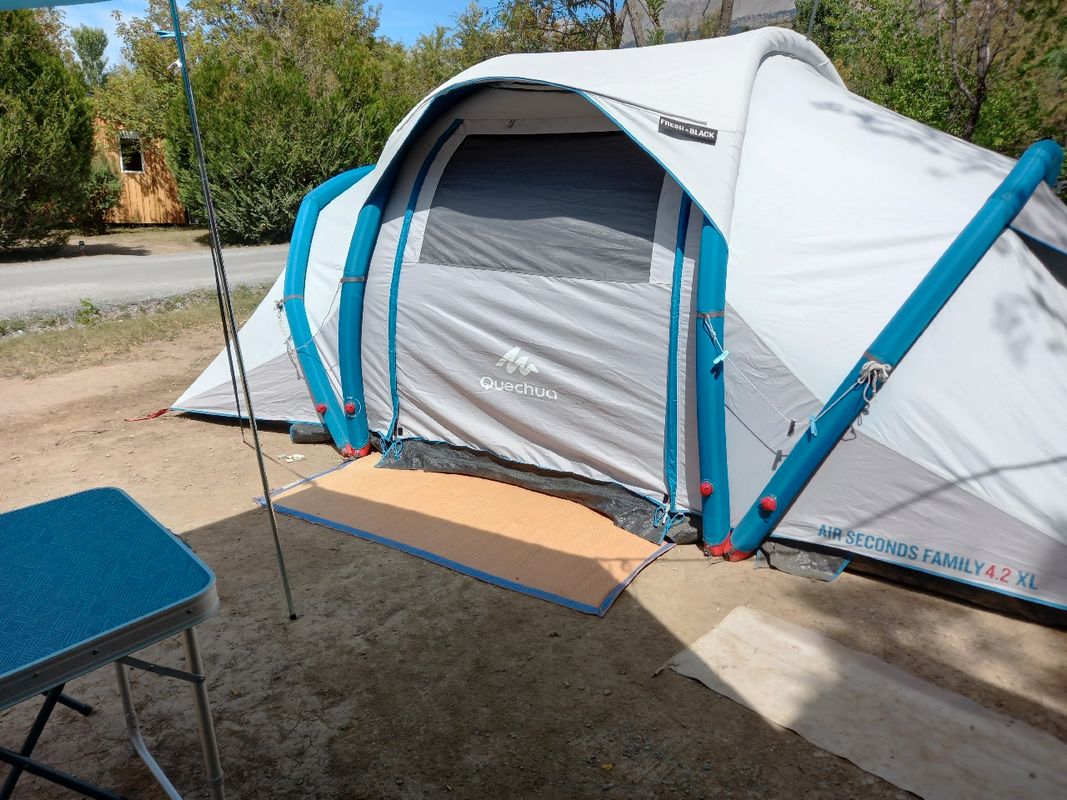 Toile de tente décathlon Quechua air family 4.2 - Locations saisonnières