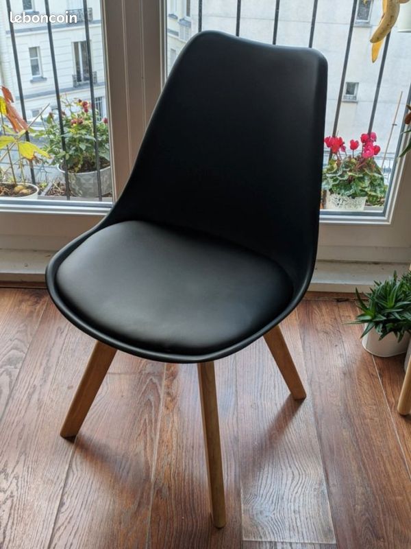 2 chaises BREKKA design nordique scandinave (image 3)