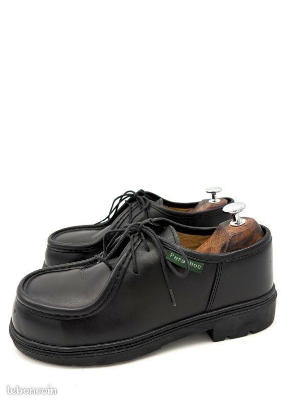 Derbies Bourget Parachoc Femme Cuir Noir 5UK – 38FR 🇫🇷 (image 6)