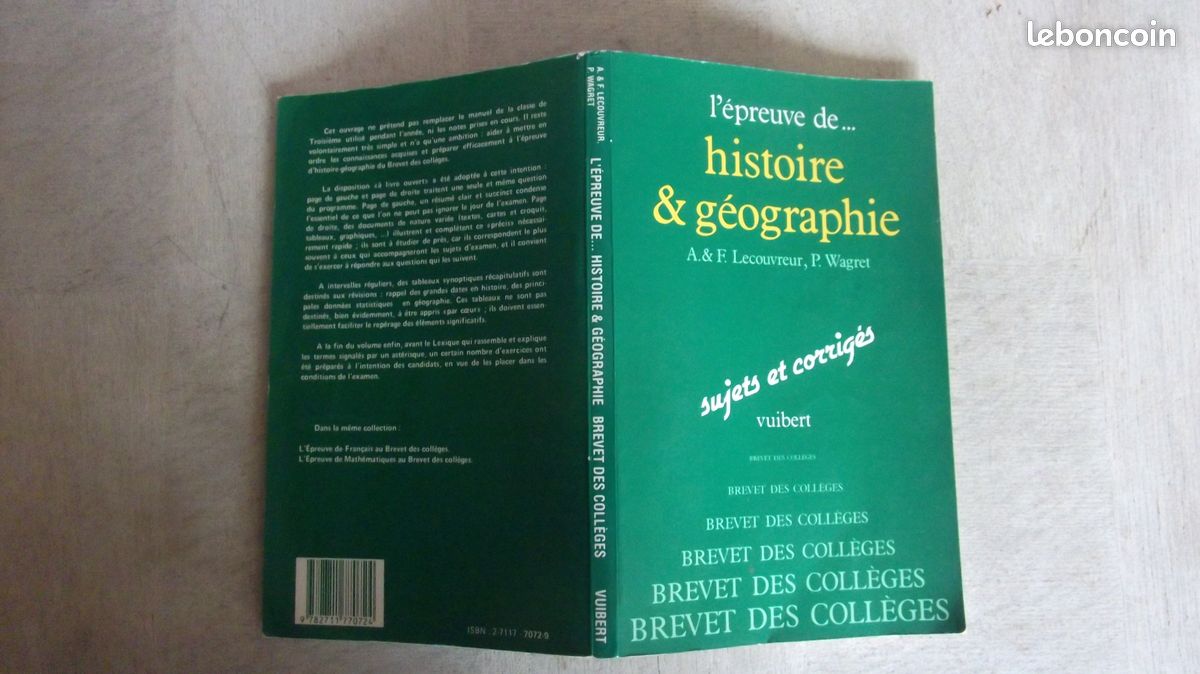 Histoire et Géographie - Sujets et corrigés - Brevet des collèges (image 10)