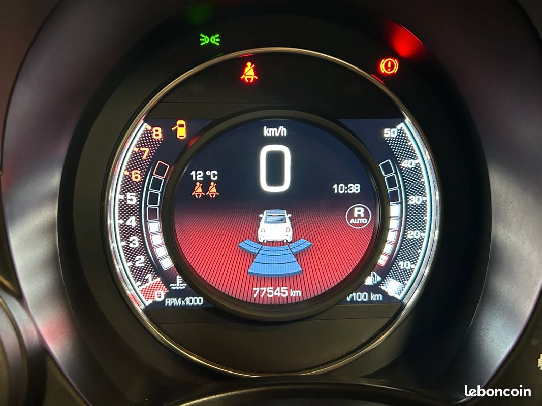 ABARTH 500 1.4 165ch TURISMO Cabriolet - 2022 - BOITE AUTO - REGULATEUR - PHARES LED - BLUETOOTH (image 13)