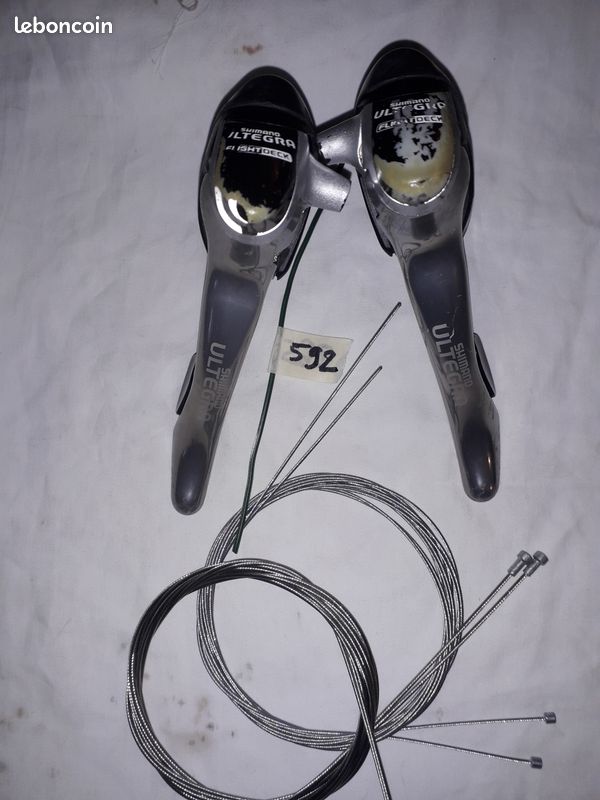 Levier De Vitesses Shimano Ultegra ST-6501 3x9 Vitesses - Occasion, Pour Vélo De Route, Japon
