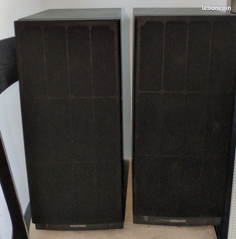 🎵 Enceintes Bibliothèque GRUNDIG MBX 310 - Qualité Hi-Fi Allemande 🇩🇪 (image 1)