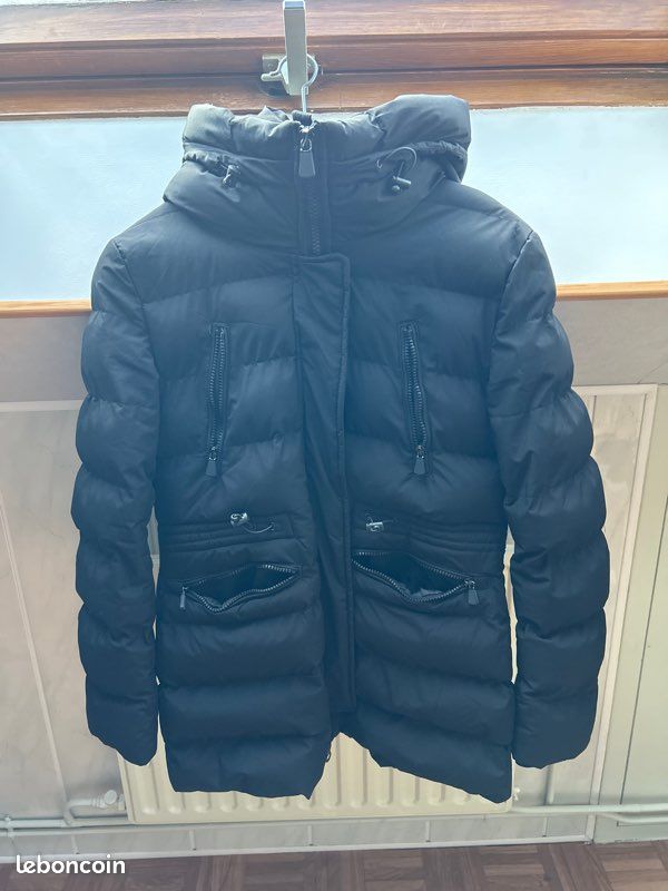 Manteau femme noir taille:L bon état (image 1)