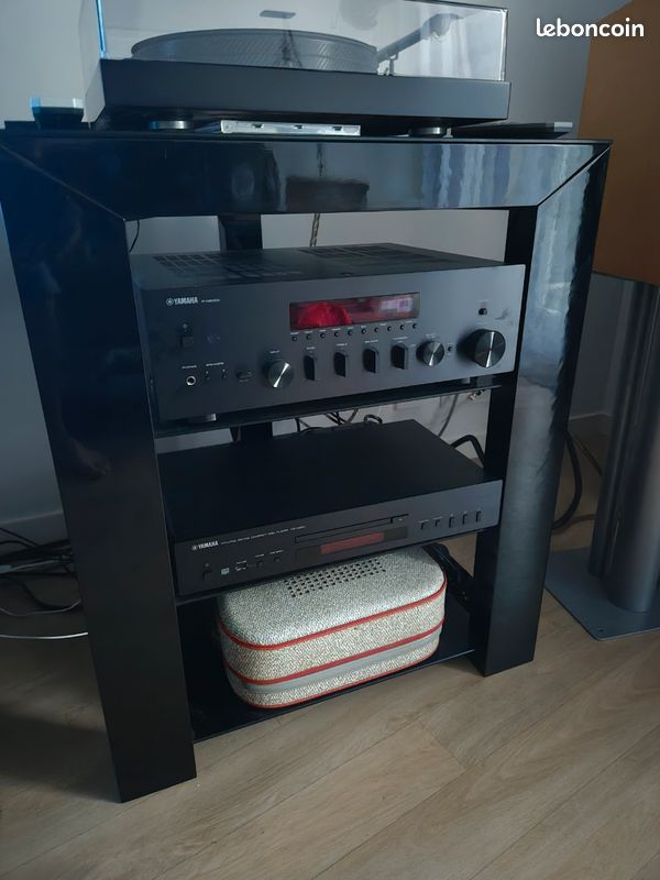 Meuble Hifi Norstone noir (image 5)