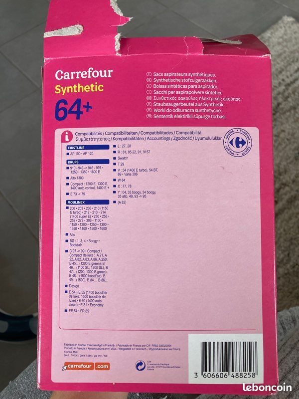 Sacs aspirateur 64+ (image 2)