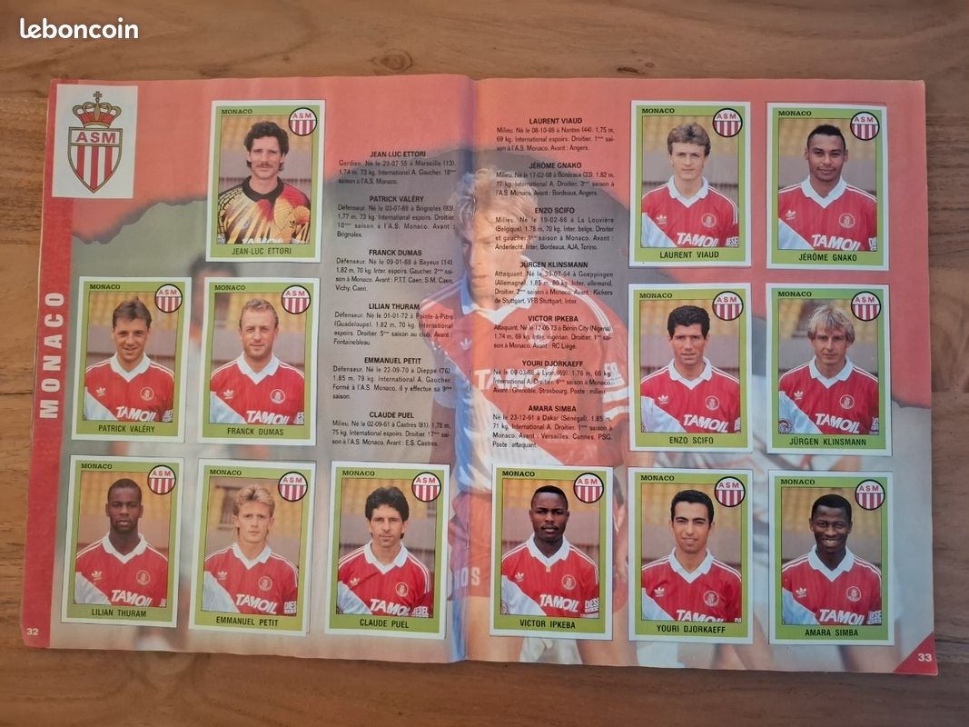 Album panini foot 94 manque 2 images - Collection