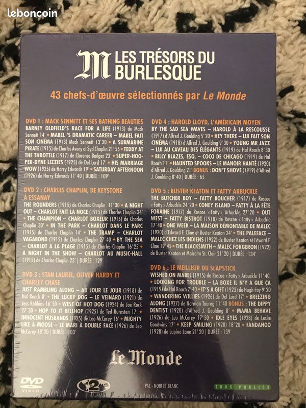 Coffret DVD Les Trésors du Burlesque Le Monde neuf sous blister (image 3)