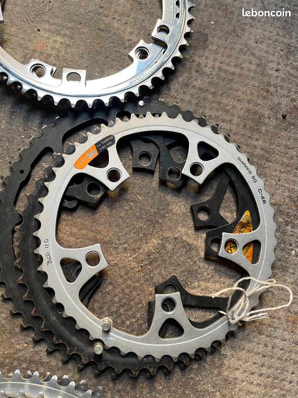 Plateau Vintage Campagnolo 39T 135 BCD - 5 Trous - Vélo De Route - Remplacement