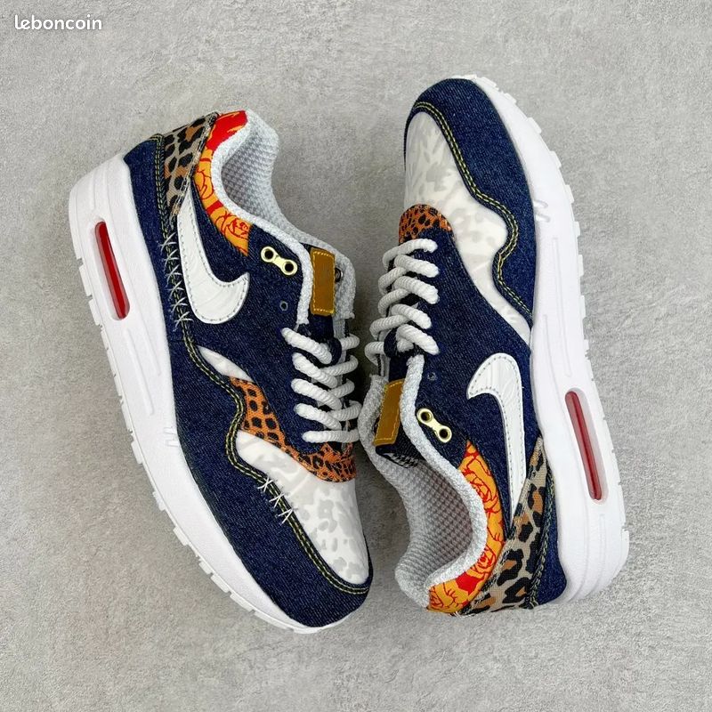 Nike air max 1 plus ( denim léopard) (image 3)