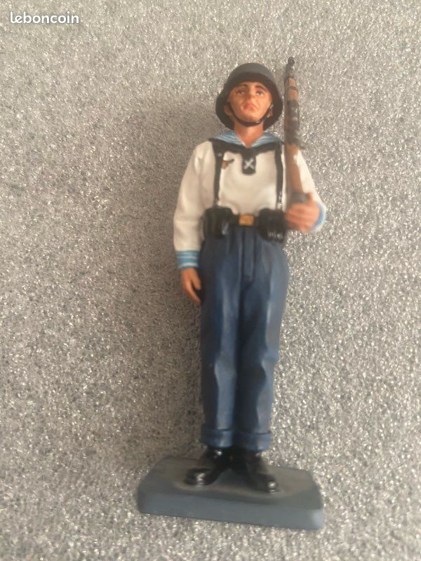 Figurine Del Prado soldat Fighter Pilote d'Aviation USA 1944 King
