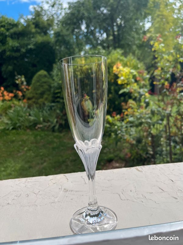 6 flûtes champagne Cristal d’Arques Granville (image 2)