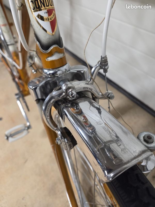 Phare De Vélo Obus Vintage - Années 50, Aluminium, Complet (Occasion)