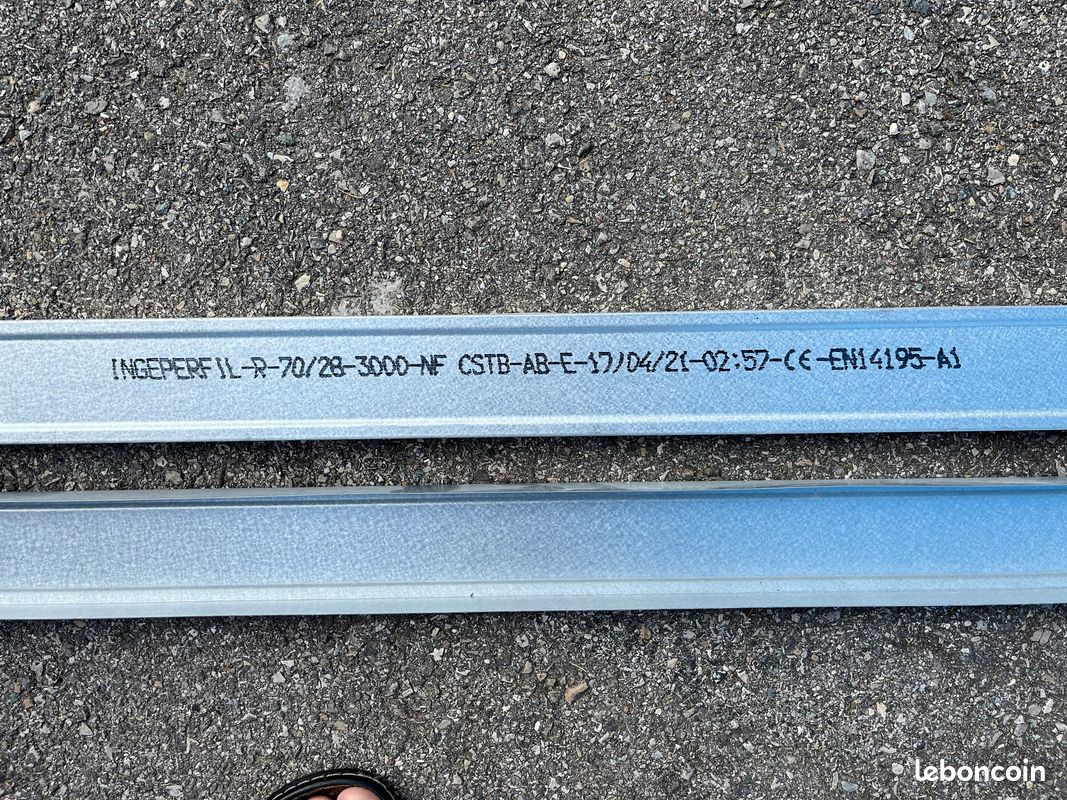 RAILS PLACO 70mm L.3m (image 1)