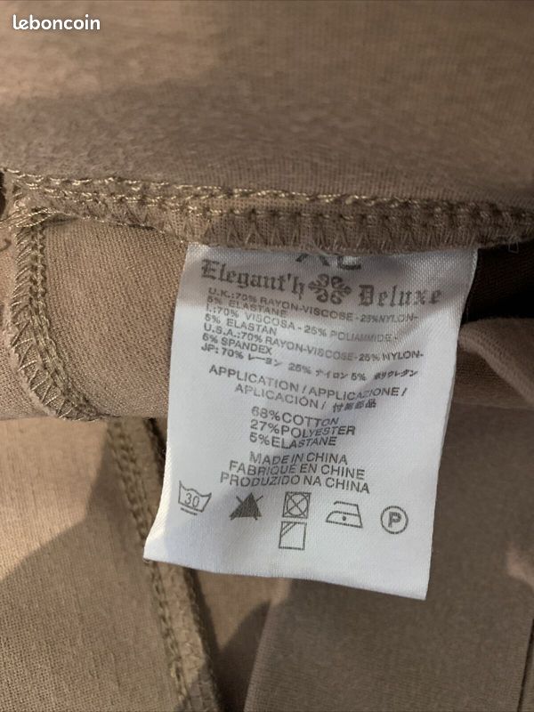 Pantalon Legging camel Elegant’h TM (image 6)