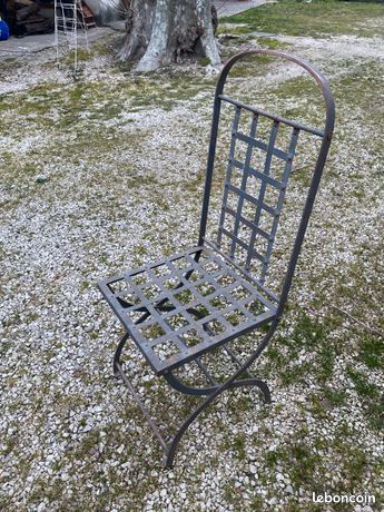 Chaises en fer forgé (image 2)