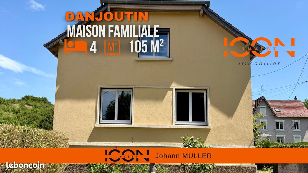 Maison 6 pièces 105 m² · à Danjoutin · 105 m² · 165 000 €