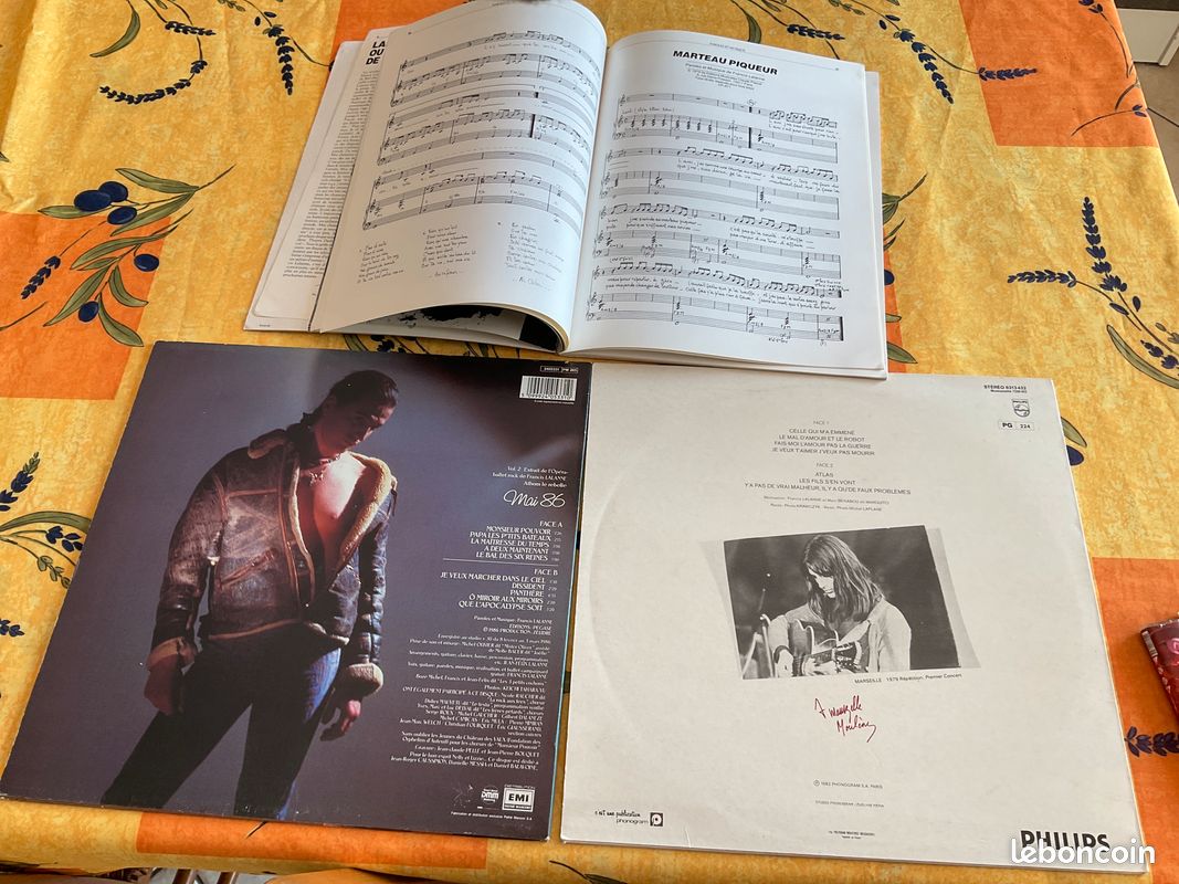 2 vinyles 33T Francis Lalanne (image 2)