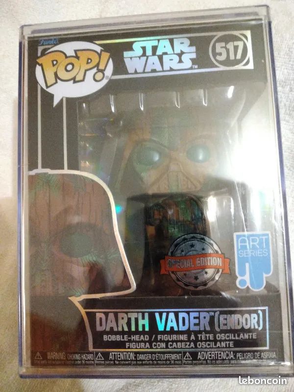 Funko Pop! Star Wars 517 – Darth Vader Endor Artist Series – Figurine Vinyle Bobblehead Limitée