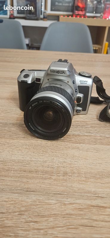 Appareil Photo Argentique Minolta HD5 Vintage – Avec Son étui – état Collection