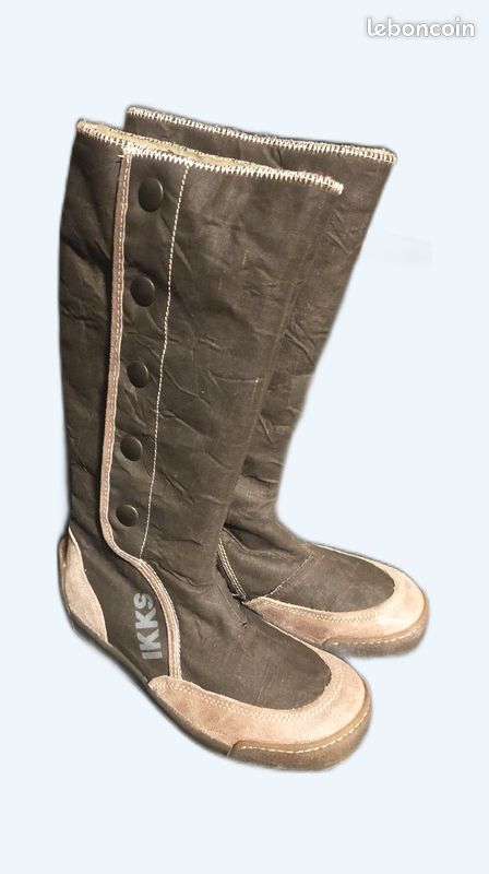 Bottes fourrées neuves fille T 35 IKKS Chaussures