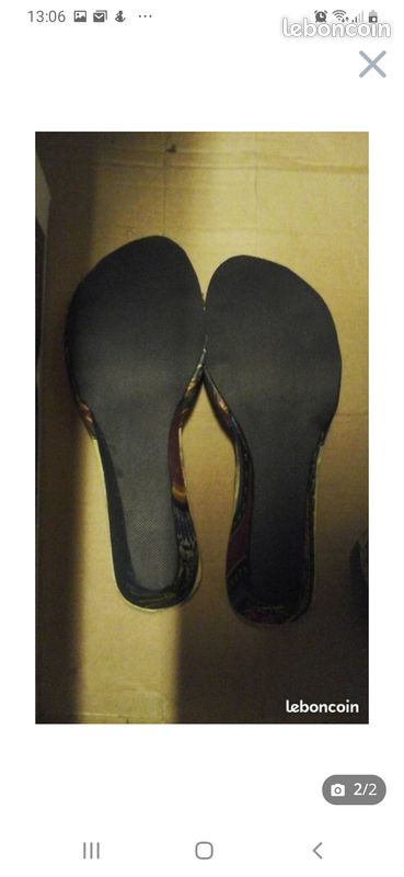⚠️ Mules Sandales Africaines Neuf - P 37 ⚠️ (image 2)