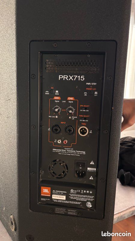 JBL PRX715 – paire d’enceintes sono (image 3)