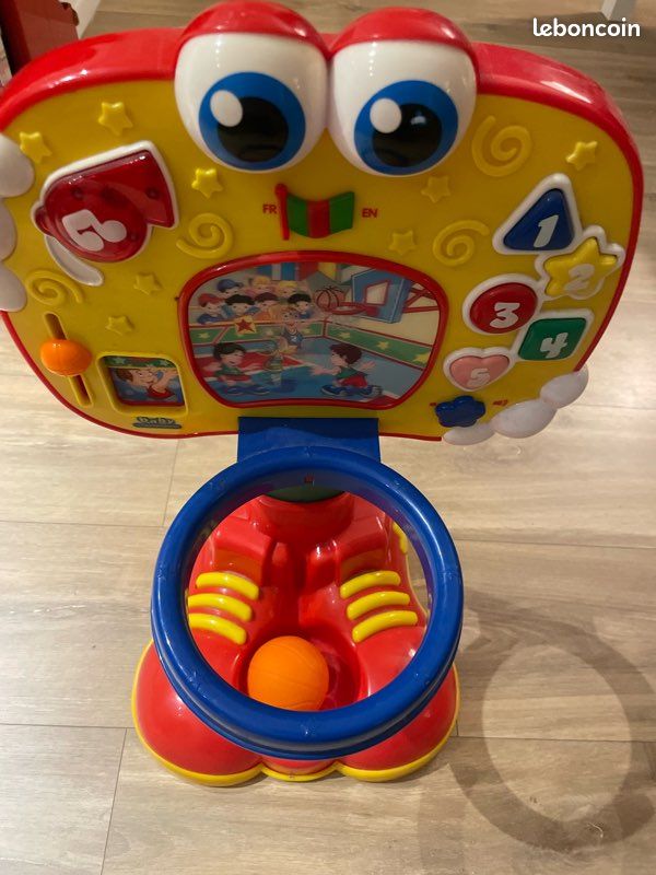Panier De Basket Interactif Clementoni 2025 | Pour Enfants, Avec Compteur De Points, Base Réglable