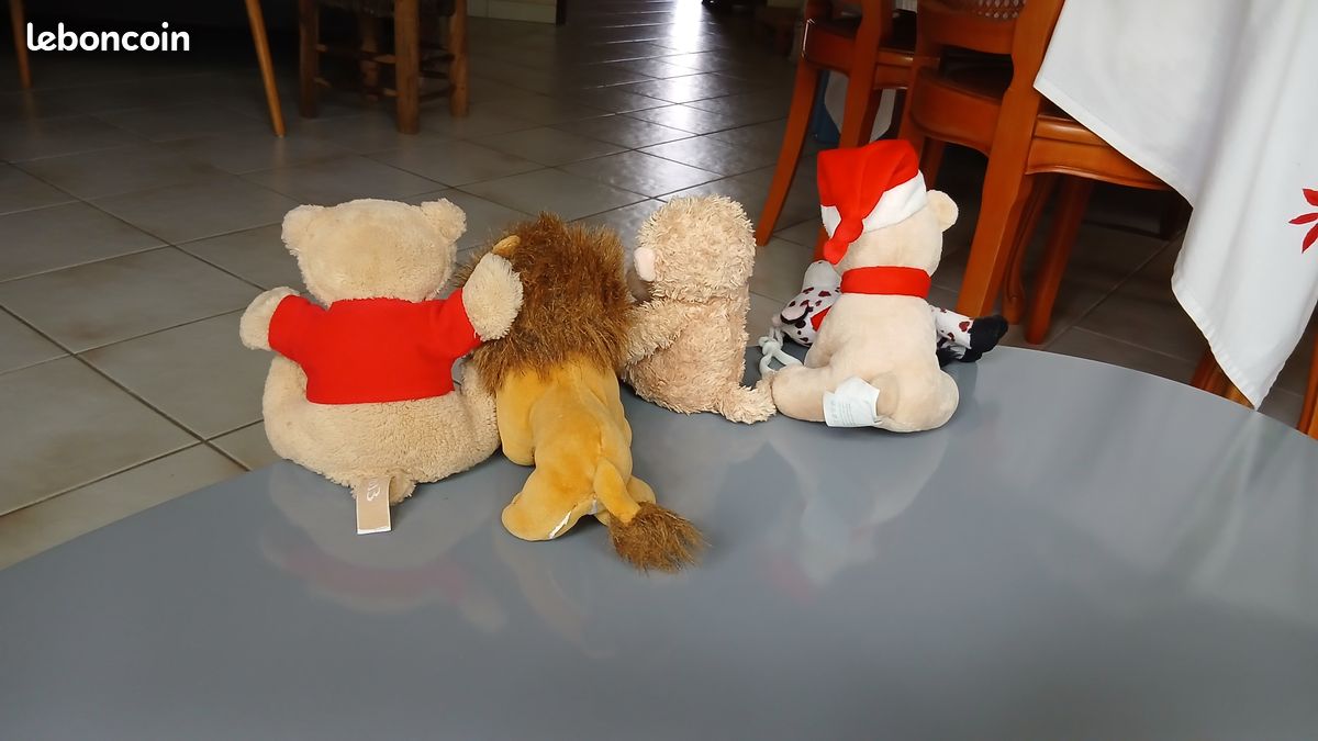 Lot de 5 peluches – 14, 16, 16, 17, 23 cm (image 10)