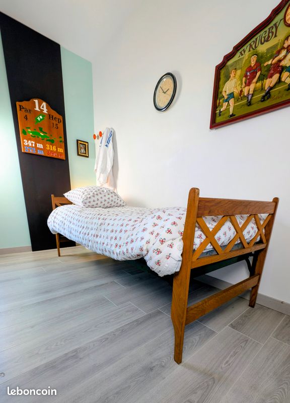 TABLEAU INTERIOR'S COUNTRY CORNER SPORT « RUGBY À XV » - Bois peint