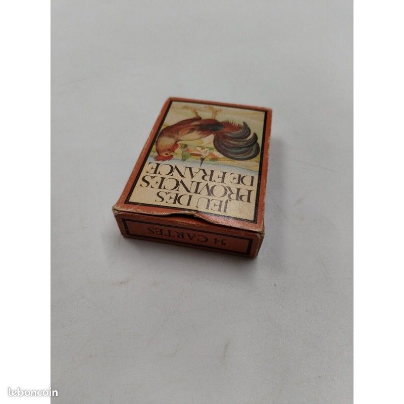 Jeu De 54 Cartes - Provinces De France (ancien, Générique)
