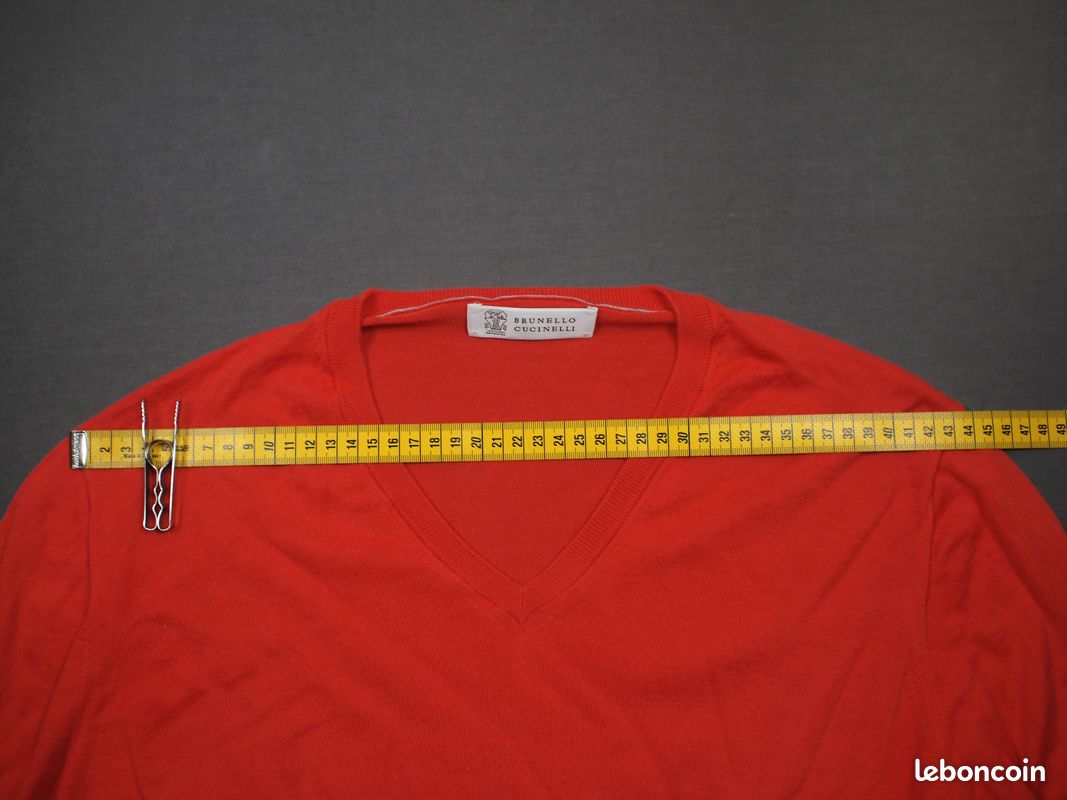 Pull Ouvert Tricoté Brunello Cucinelli - Taille S/IT40 - Rose - Neuf Sans étiquette