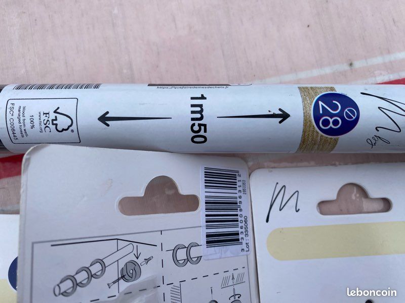 Kit neuf tringle rideaux (image 1)