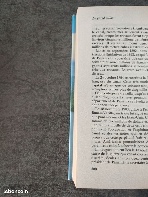 M1 - Livre " Le Grand Sillon " T.3 Claude MICHELET (image 4)