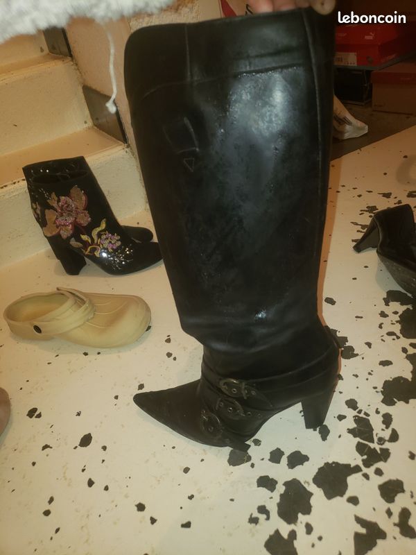 Bottes en cuir taille 39 (image 3)