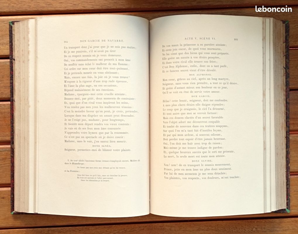 Œuvres Complètes De Molière - Édition Garnier 1863 - 7 Tomes Reliés Cuir - Livre Ancien Illustré