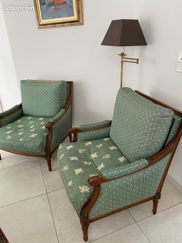 Fauteuils style Louis 16 (image 1)