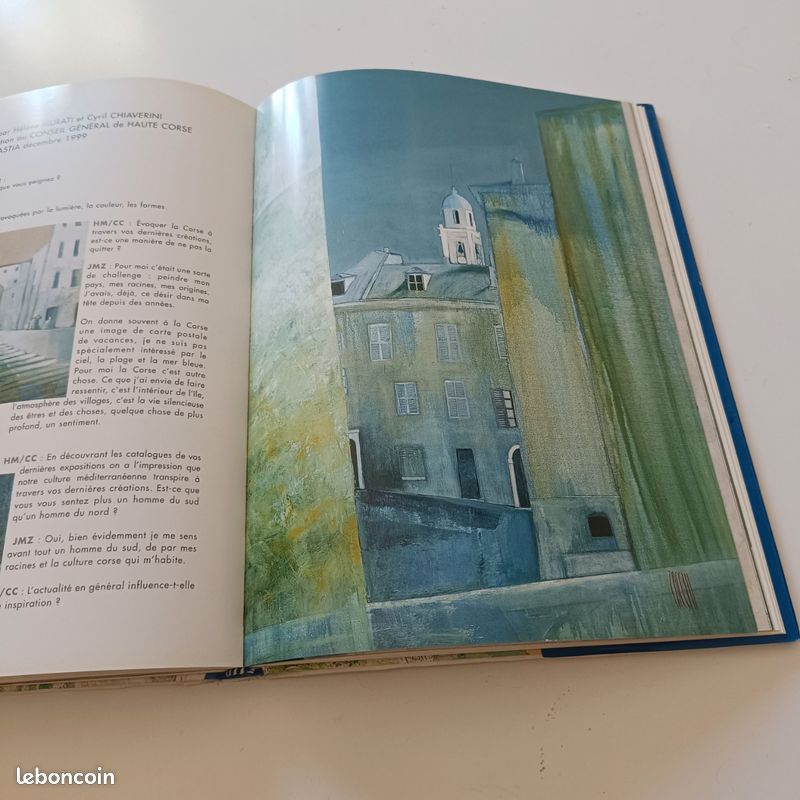 Dessin original du peintre Jean Marie Zacchi sur monographie (image 13)