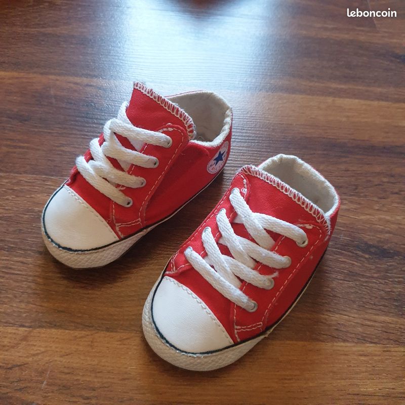 Chaussons Chaussure Converse Bebe Chaussons Bébé Converse Rouges