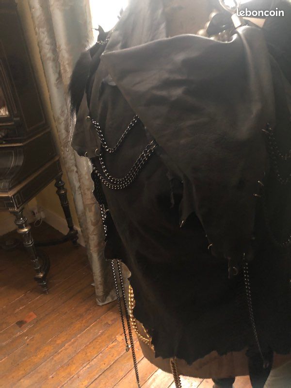 Top cuir noir (image 4)
