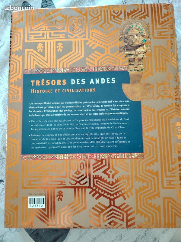 Beau Livre " Trésors des Andes" (image 2)