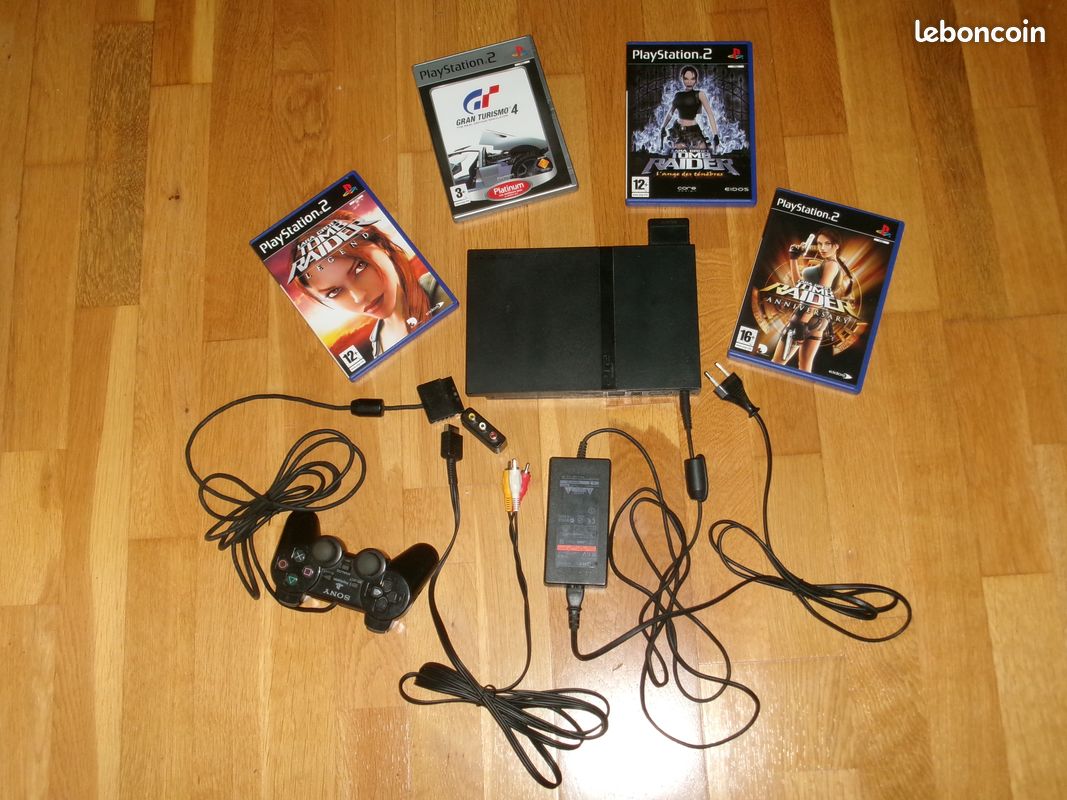 PS2 avec jeux (image 1)