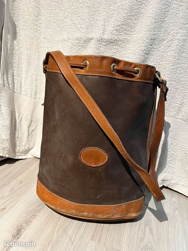 Le Foulonne Sac Seau Longchamp Camel Sac Bandoulière Longchamp