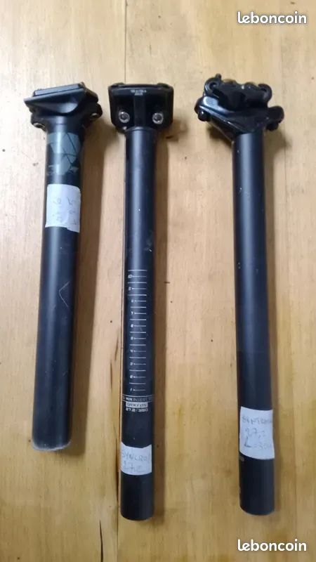 Tige De Selle Vélo En Titane - Balancier, Diamètres 27.2 Ou 31.6 Mm, Longueur 350/400 Mm